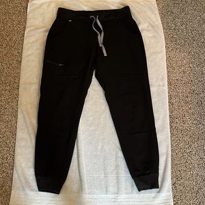 Figs Black Zamora Jogger Scrub pants, medium, gently used.